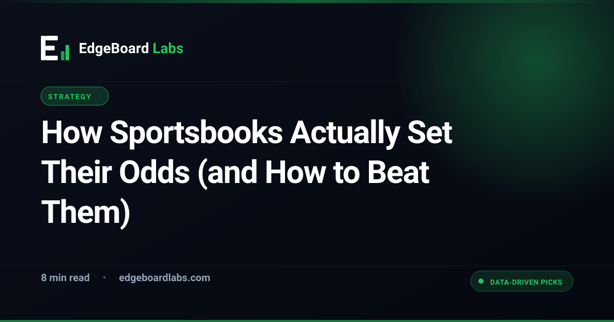 How Sportsbooks Set Odds (And How to Exploit Their Process)